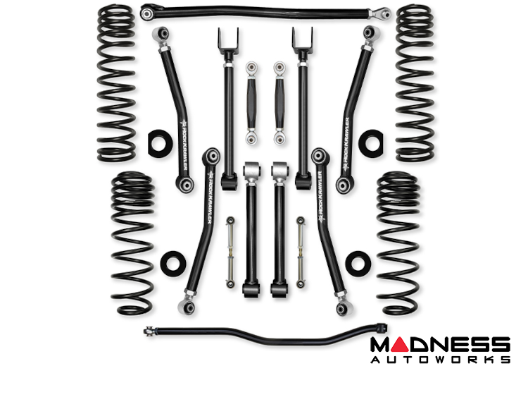 Jeep Wrangler JL Lift Kit - Rock Krawler - Adventure X (No Limits) - 2018+ Jeep Wrangler JL Lift Kit - Rock Krawler - Adventure X (No Limits) - 2018+